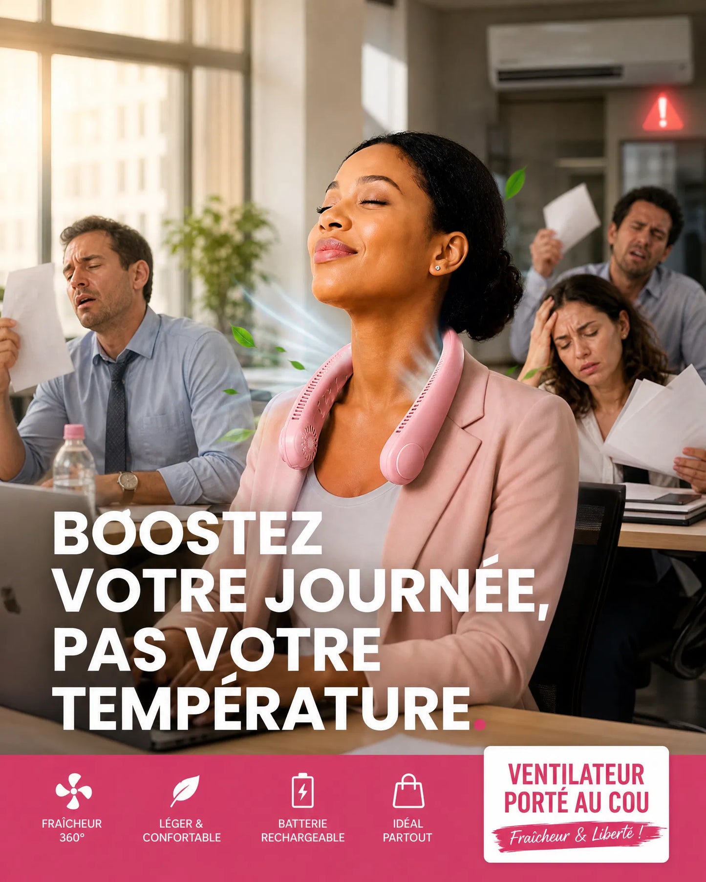 Ventilateur NeckFresh  Anti-Canicule