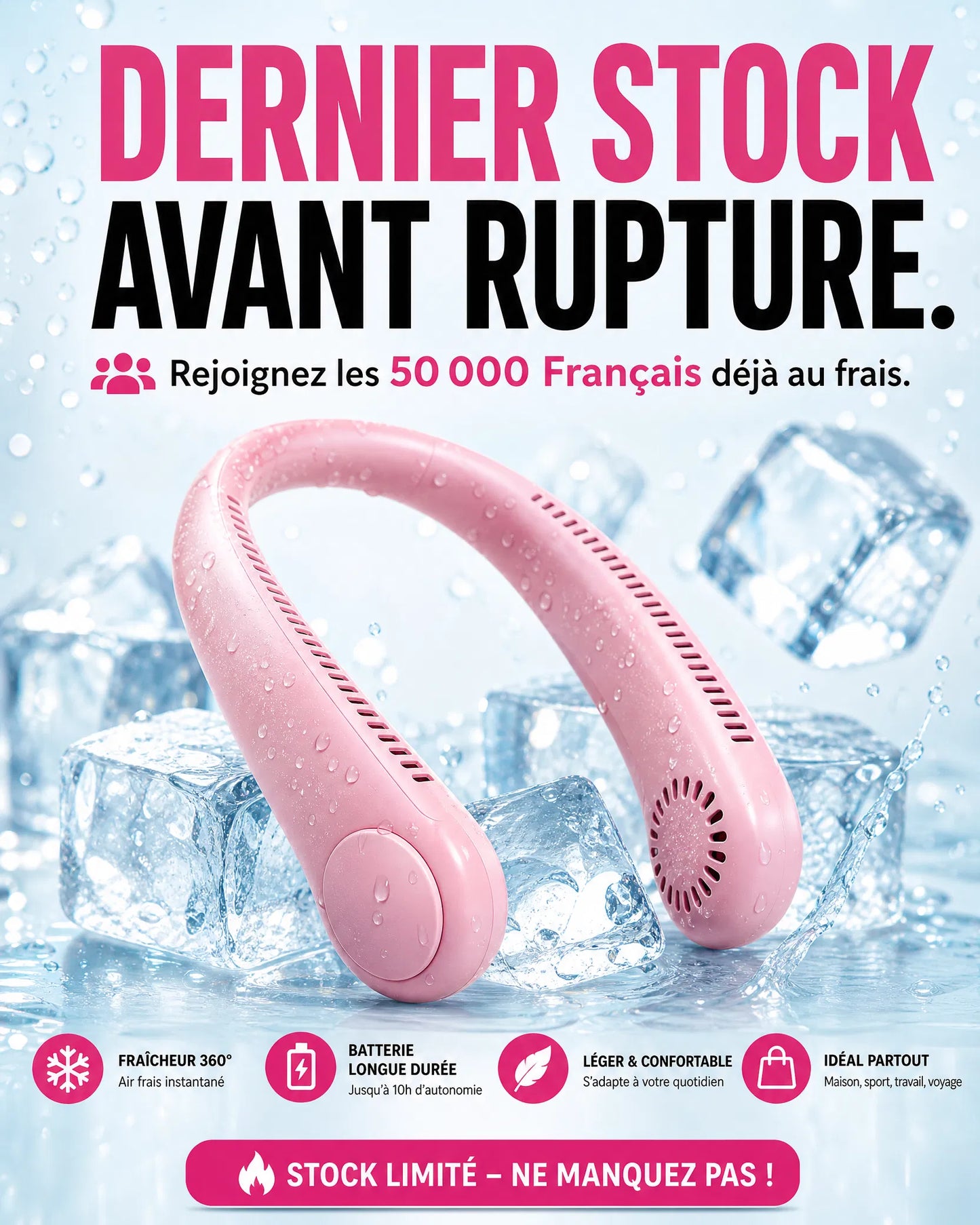 Ventilateur NeckFresh  Anti-Canicule