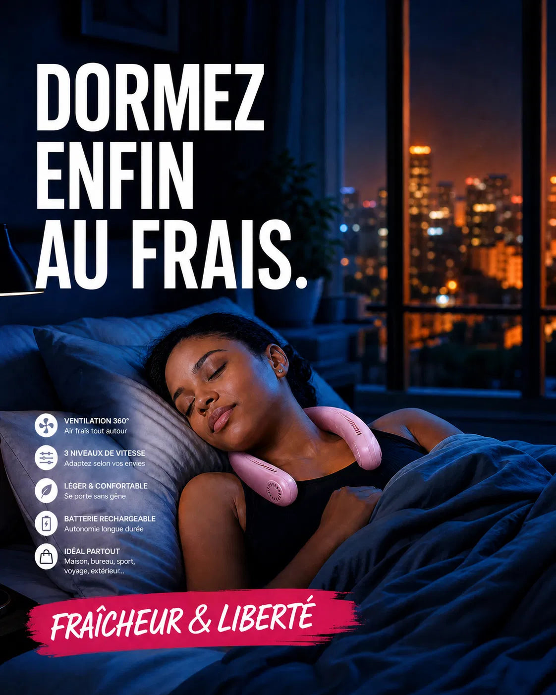 Ventilateur NeckFresh  Anti-Canicule